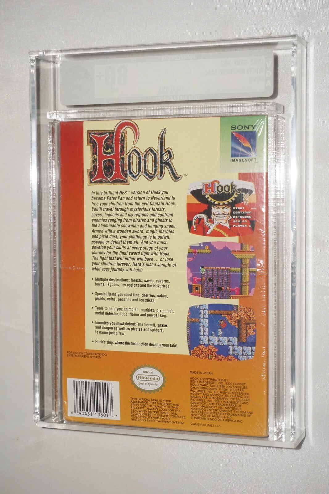 Hook (Nintendo NES) NEW Sealed VGA 80+