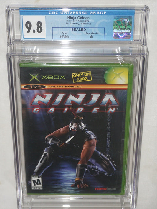 Ninja Gaiden (Microsoft Xbox) CGC 9.8 A+ NEW Sealed