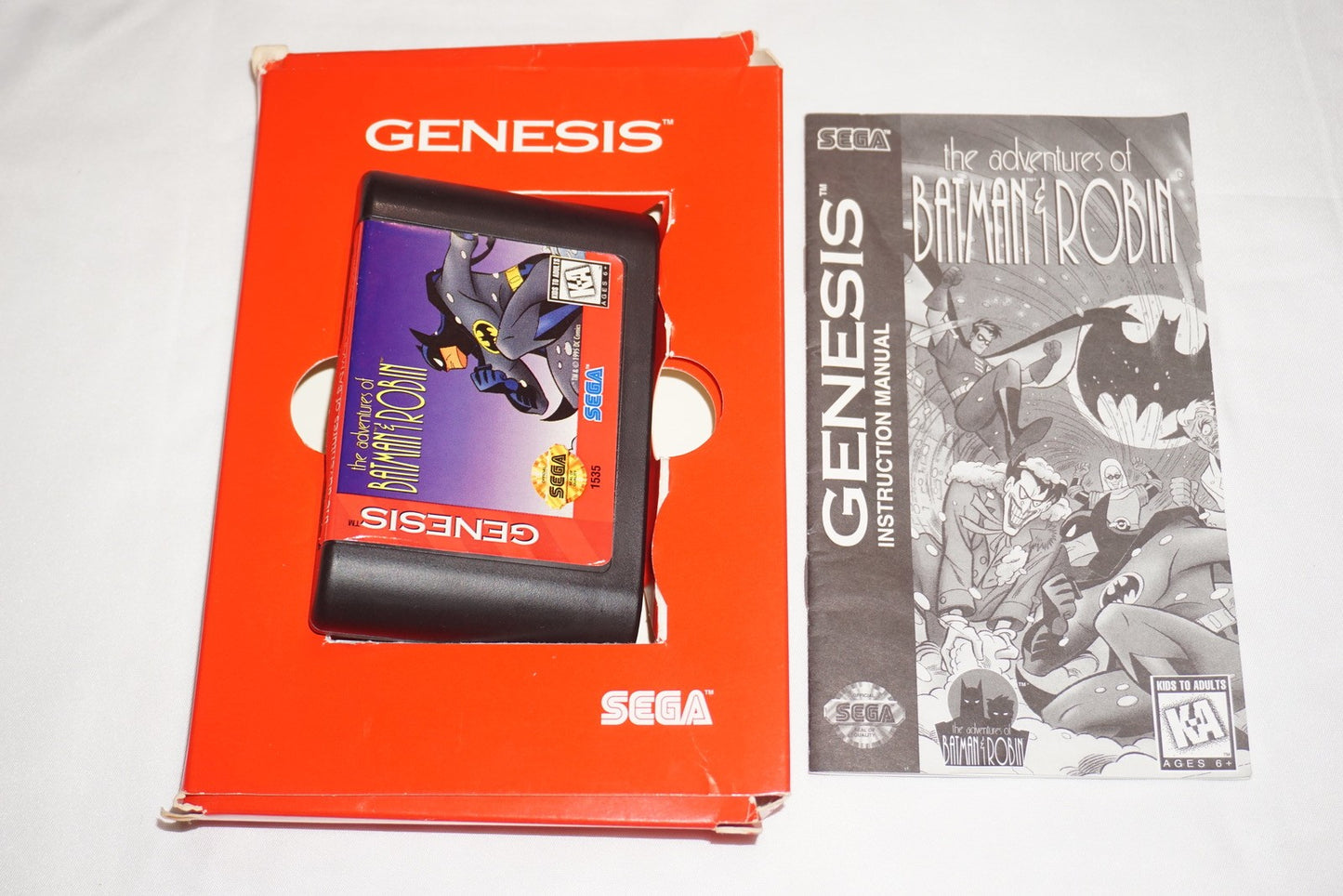 Adventures of Batman & Robin (Sega Genesis) Complete in Box CIB