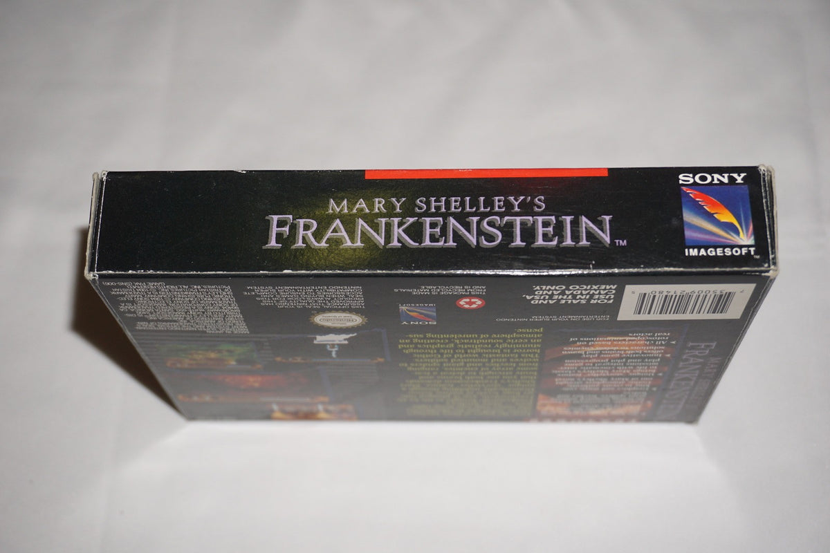 Mary Shelley's Frankenstein (Super Nintendo SNES) Complete in Box CIB