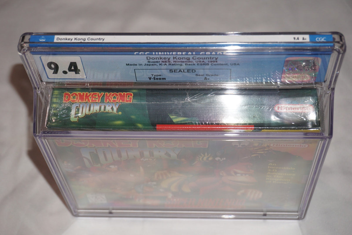 Donkey Kong Country 1 (Nintendo NES) CGC 9.4 A+ NEW Sealed