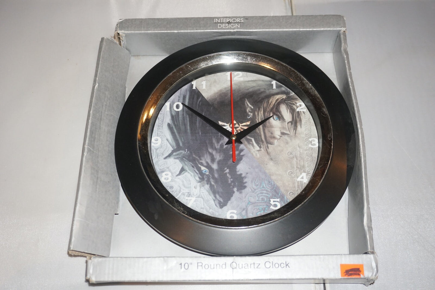 Legend of Zelda Twilight Princess 10" Quartz Clock NEW