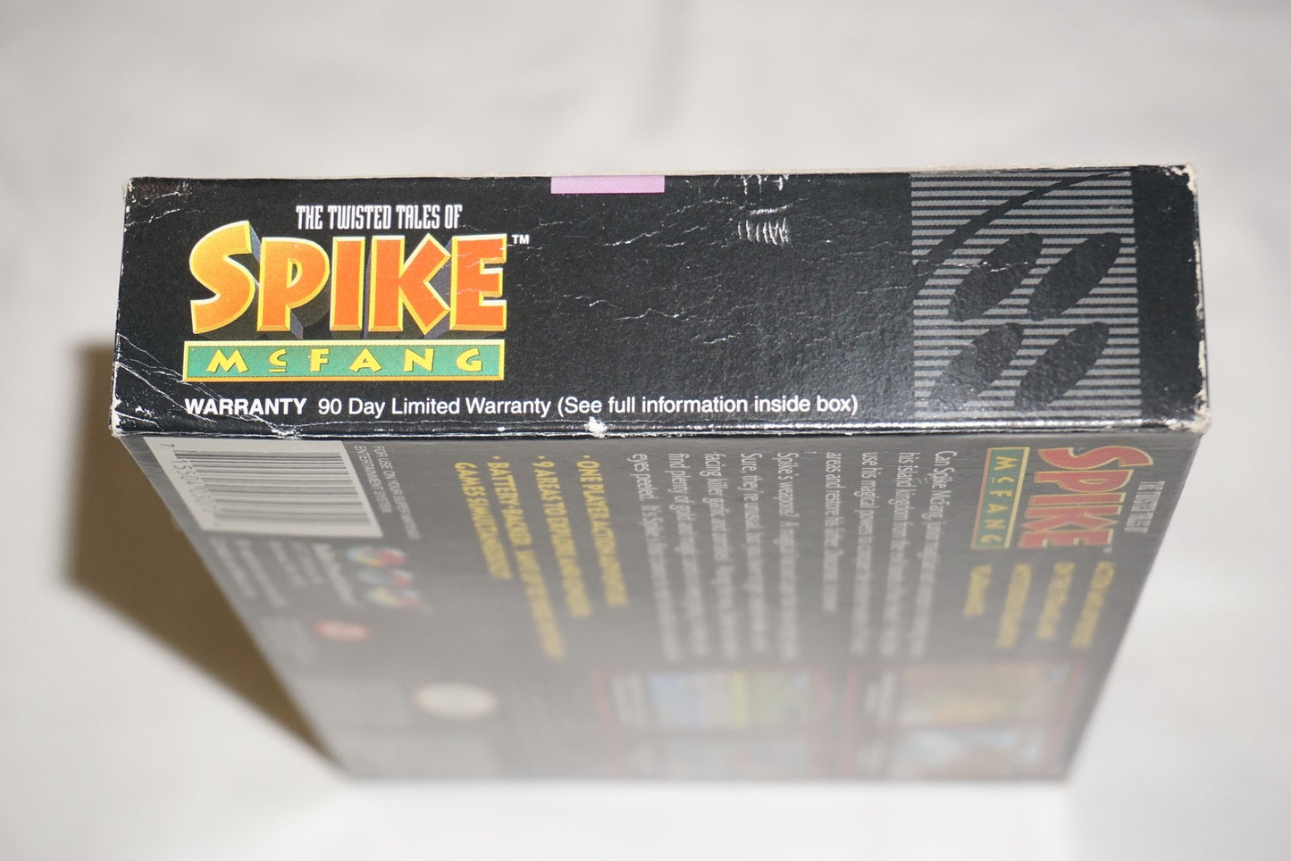 Twisted Tales of Spike McFang (Super Nintendo SNES) Complete in Box CIB