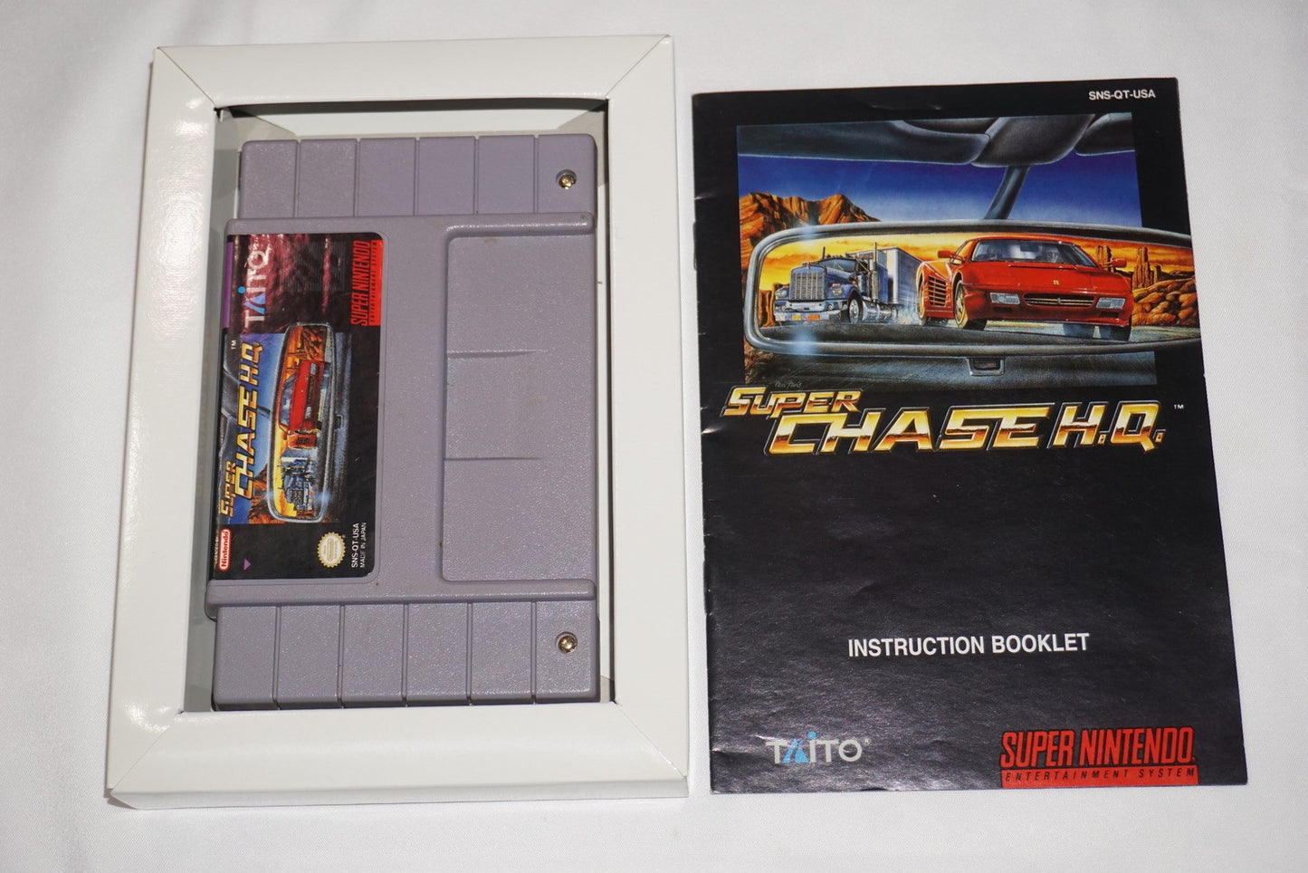 Super Chase H.Q HQ (Super Nintendo SNES) Complete CIB