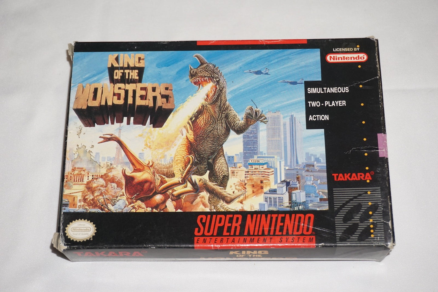 King of the Monsters 1 (Super Nintendo SNES) Complete in Box CIB