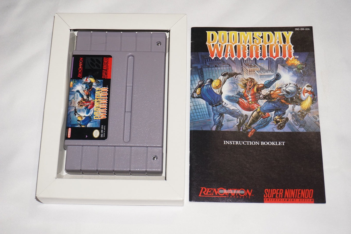 Doomsday Warrior (Super Nintendo SNES) Complete in Box CIB