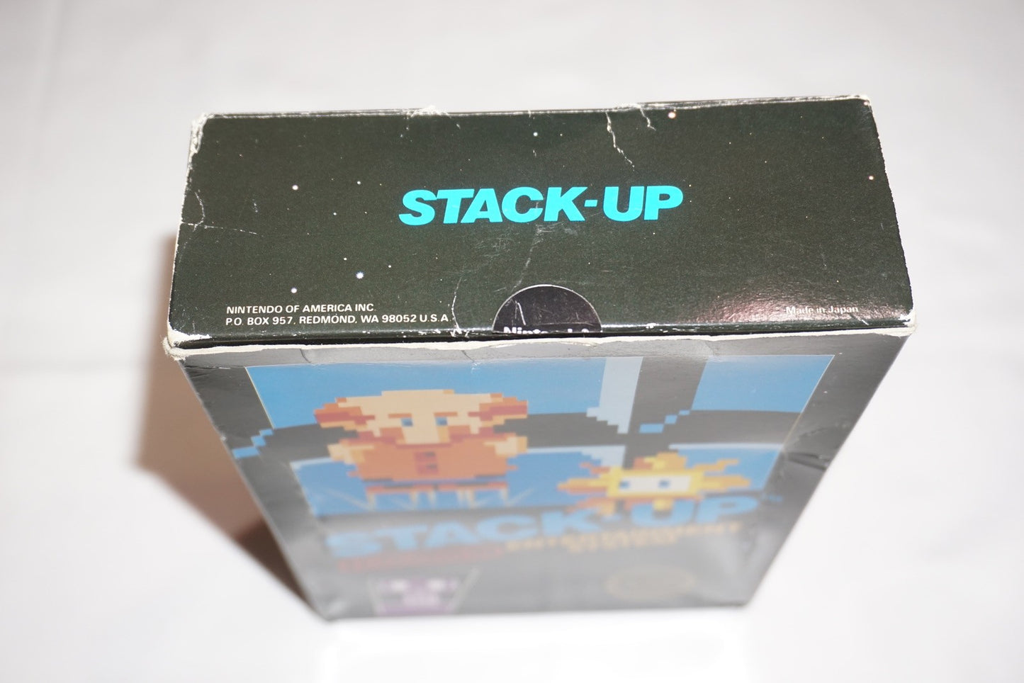Stack Up (Nintendo NES) Complete in Box CIB