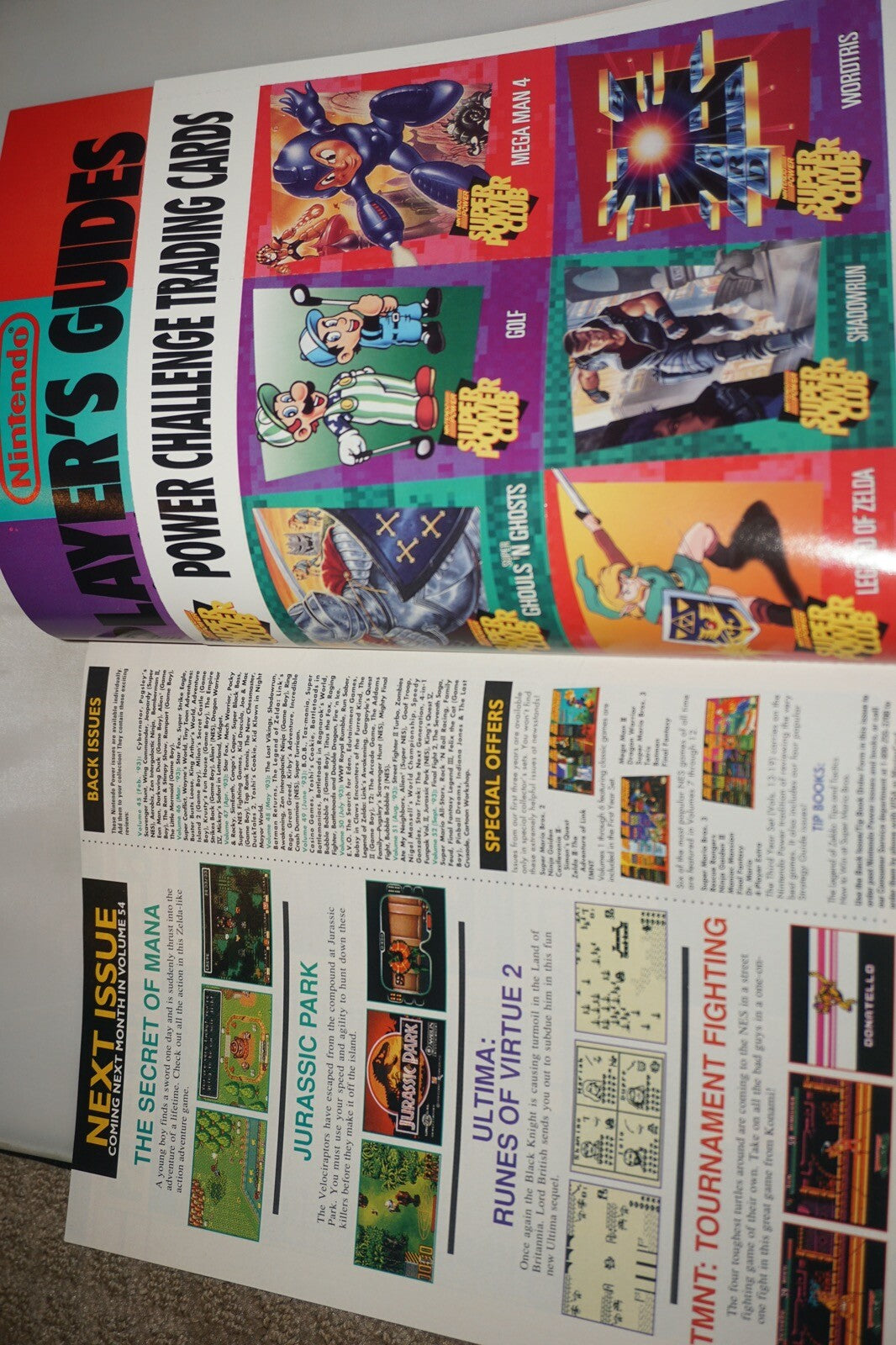 Nintendo Power Vol 53 Star Wars Empire Strikes Back Magazine #1 Poster Cards NM