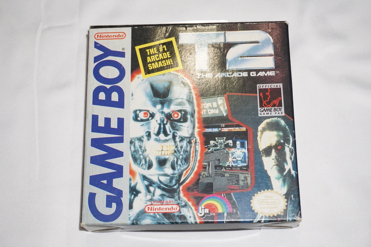 T2 Arcade Game Terminator 2 (Game Boy Gameboy) Complete in Box w/ Reg CIB