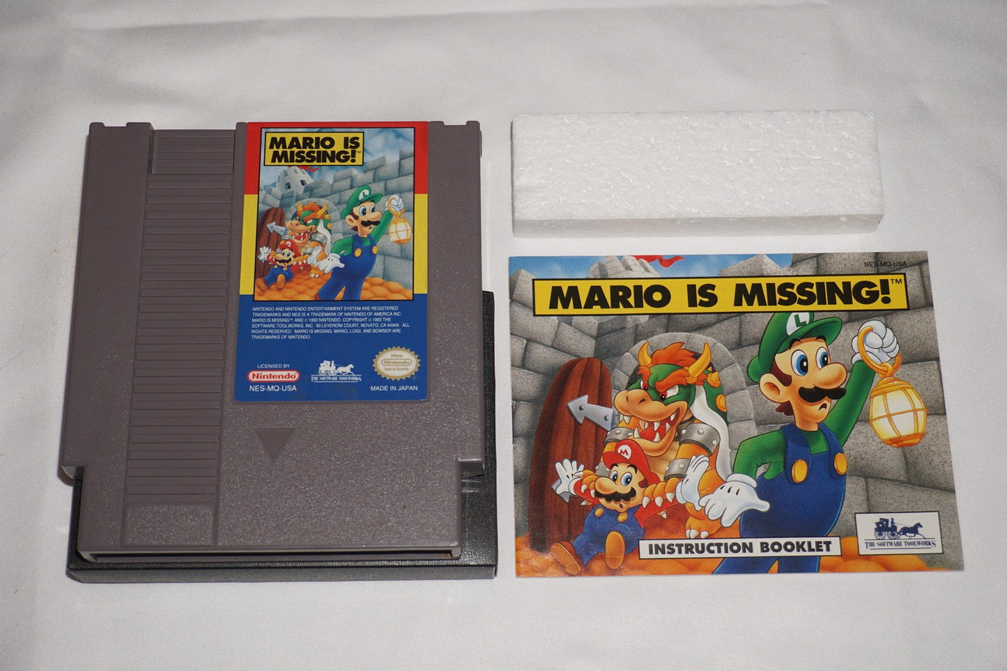 Mario is Missing (Nintendo NES) Complete in Box CIB