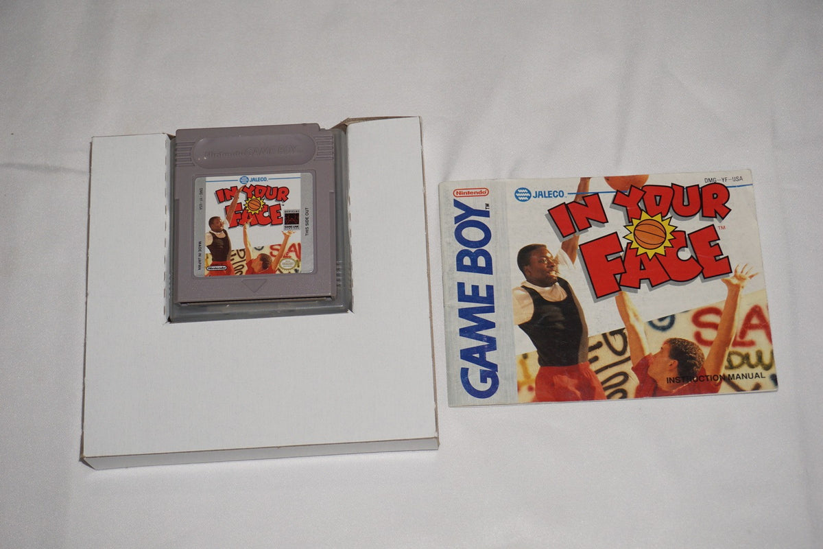In Your Face (Nintendo Game Boy Gameboy) Complete in Box CIB