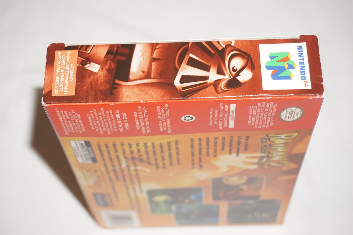 Rayman 2 (Nintendo 64 N64) Complete in Box w/ Reg & Tattoo Variant CIB