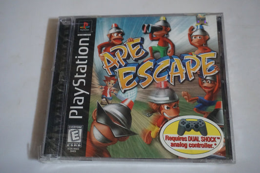 Ape Escape ORIGINAL Black (Sony Playstation 1 ps1) NEW Factory Sealed