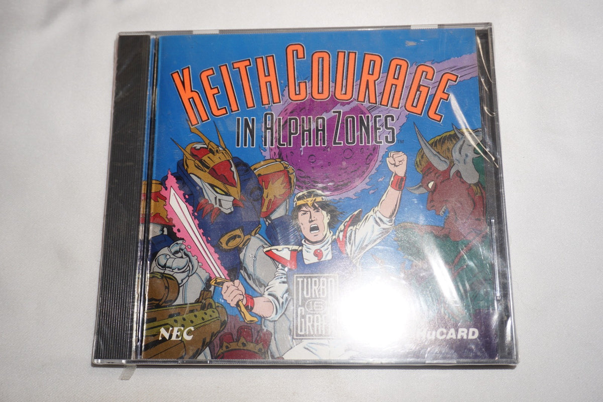 Keith Courage in Alpha Zones (TurboGrafx 16 tg16 Turbo Grafx) NEW Sealed