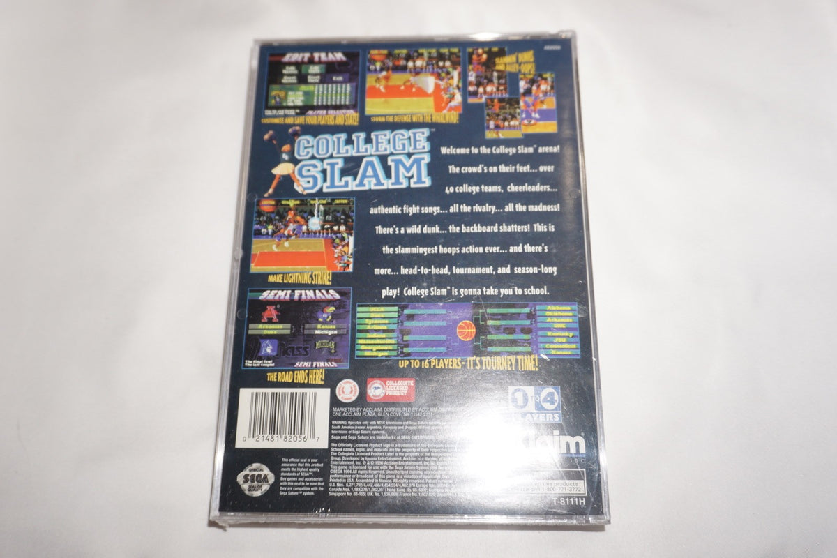 College Slam (Sega Saturn) NEW Sealed