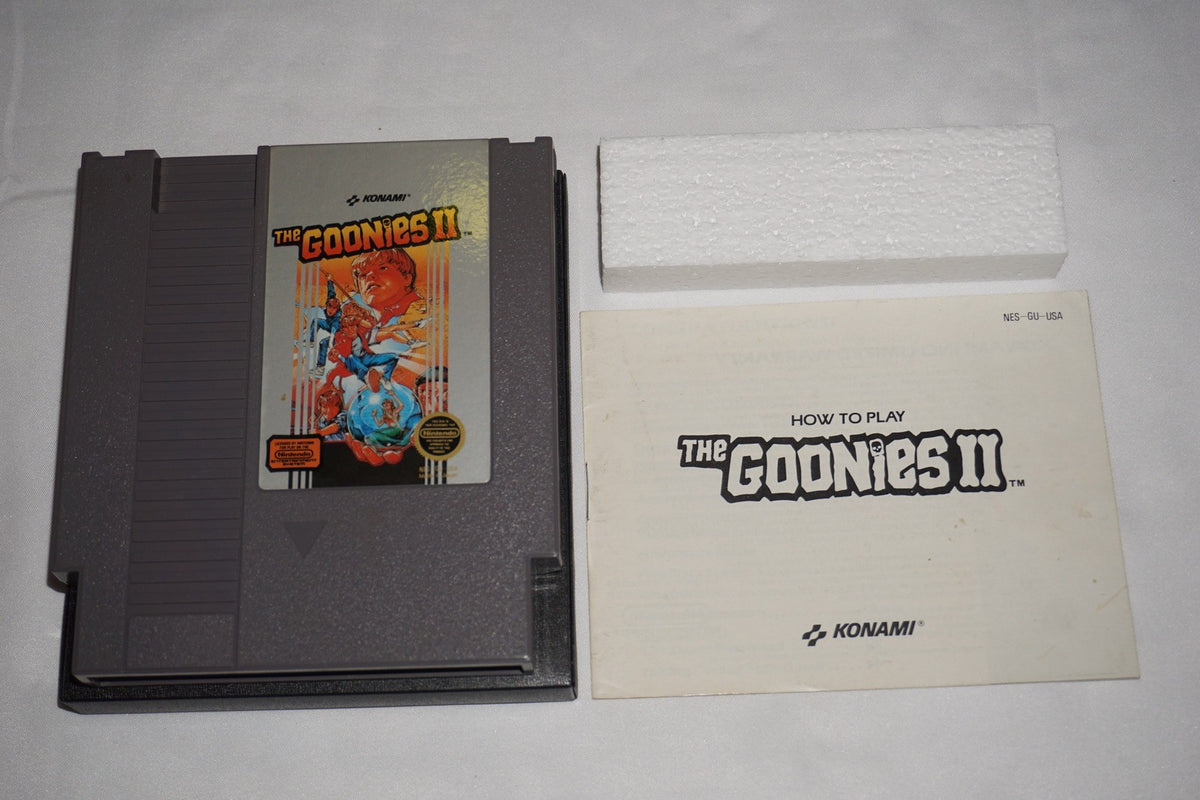 Goonies II 2 (Nintendo NES) Complete in Box CIB