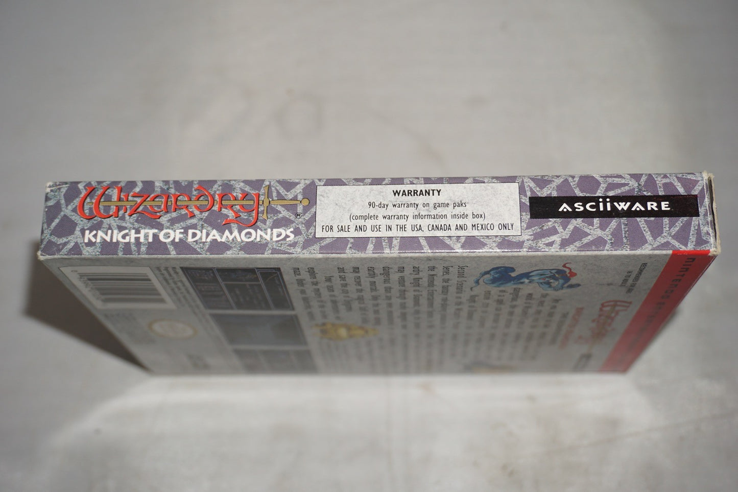 Wizardry Knight of Diamonds (Nintendo NES) Complete in Box CIB