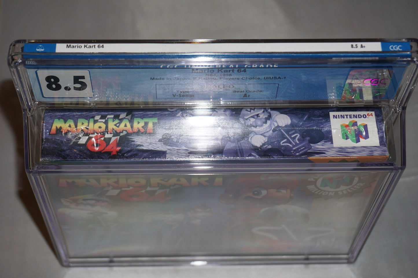 Mario Kart PC (Nintendo 64 N64) CGC 8.5 A+ NEW Sealed