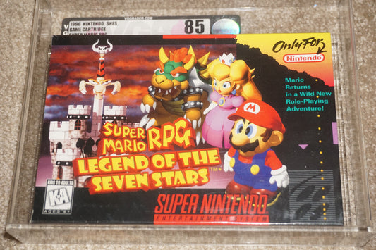 Super Mario Rpg (Super Nintendo SNES) VGA 85 NM+ NEW Factory Sealed