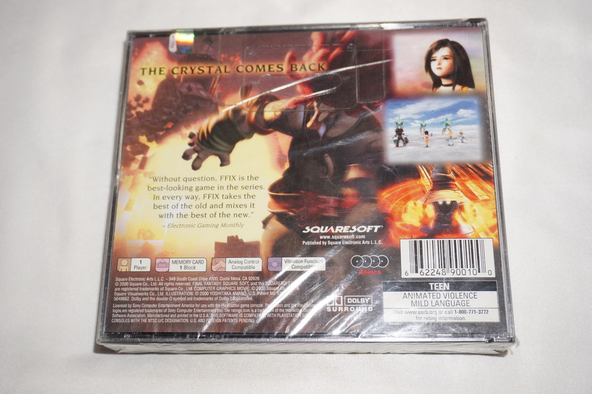 Final Fantasy IX 9 Original Black (Sony Playstation 1 ps1) NEW Sealed