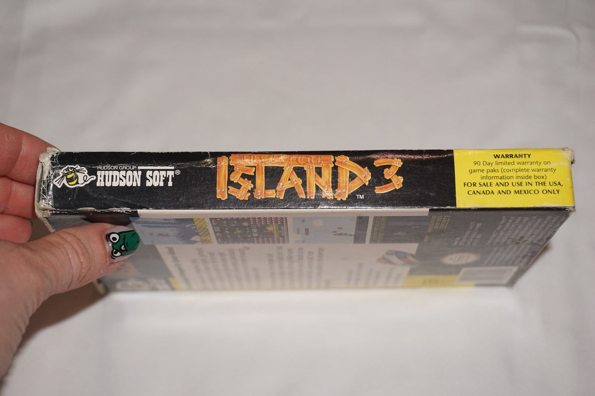 Adventure Island III 3 (Nintendo NES) Complete in Box CIB