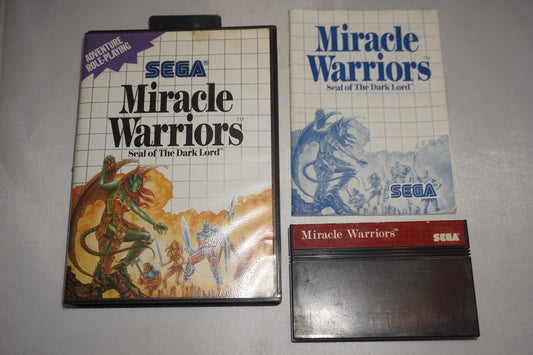 Miracle Warriors: Seal of the Dark Lord (Sega Master System SMS) Complete