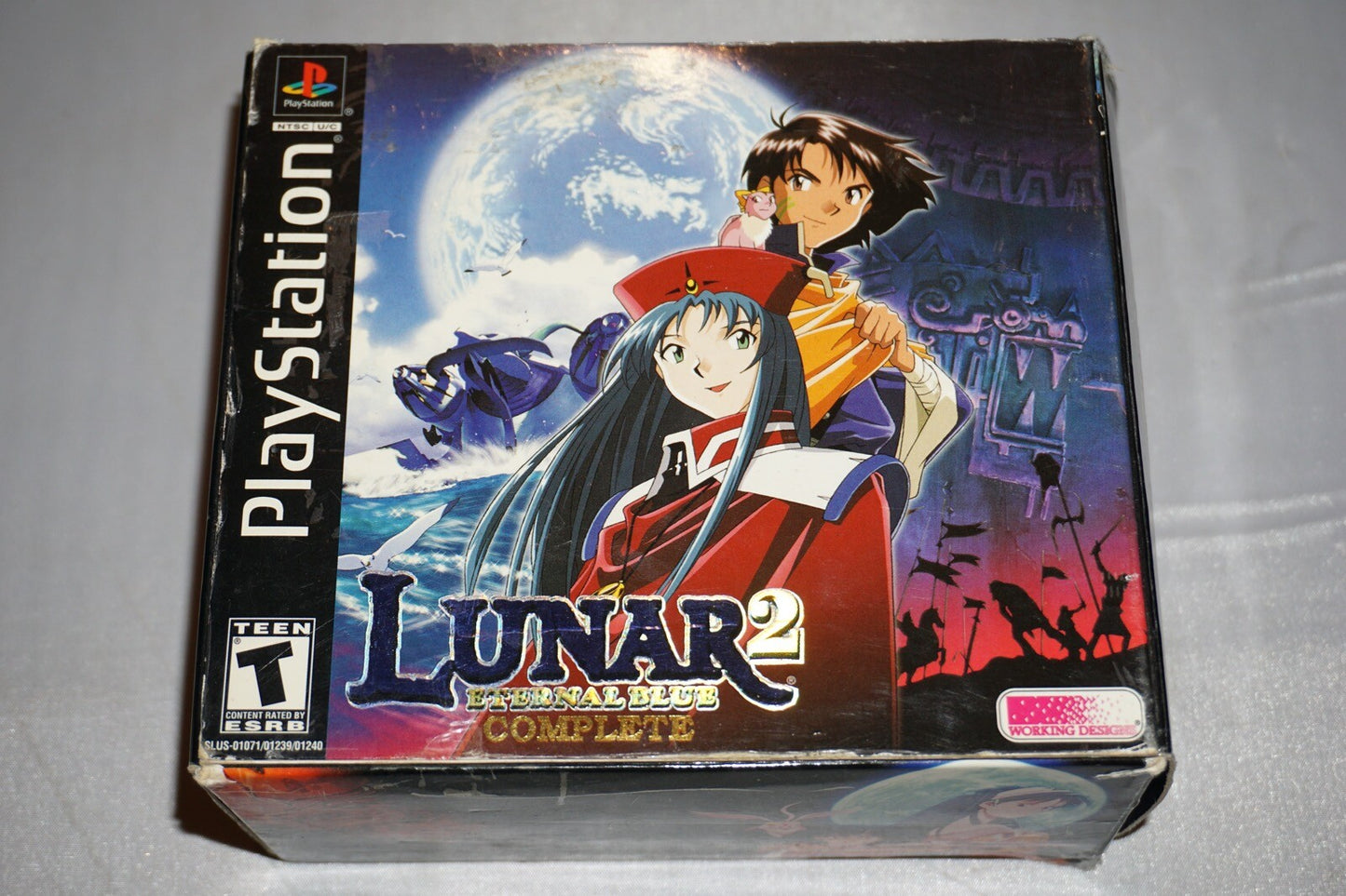 Lunar 2 Eternal Blue (Sony Playstation 1 ps1) Complete in Box No Pendant