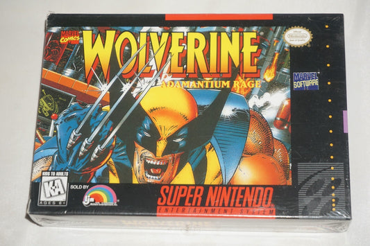 Wolverine: Adamantium Rage (Super Nintendo SNES) NEW in Box Factory Sealed