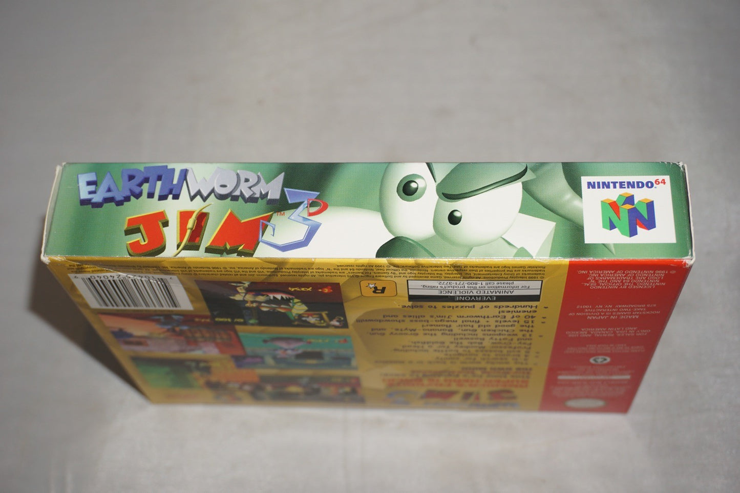 Earthworm Jim 3D (Nintendo 64 N64) Complete in Box CIB
