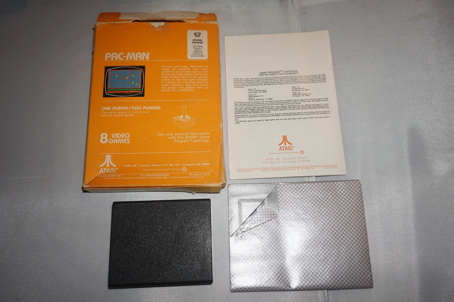 Pac Man Not for Resale (Atari 2600) Complete In Box #3
