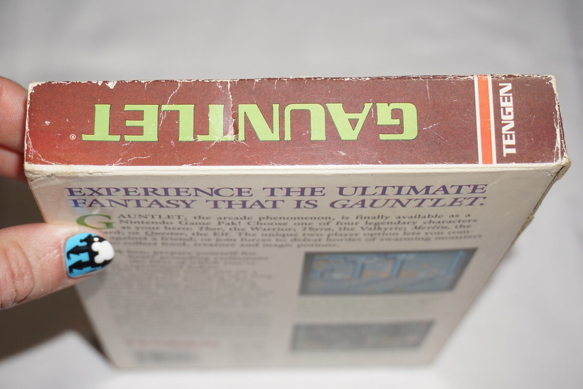 Gauntlet 1 Grey Tengen (Nintendo NES) Complete in Box CIB
