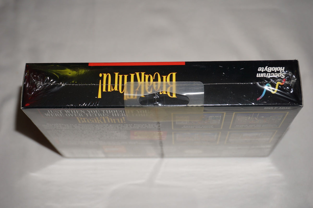 Breakthru (Super Nintendo SNES) NEW Sealed