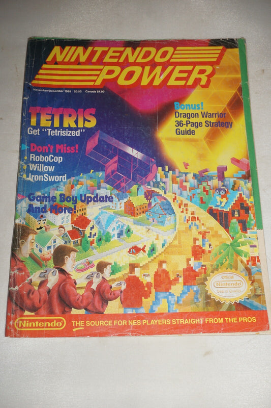November/December 1989 Tetris Nintendo Power Magazine #7