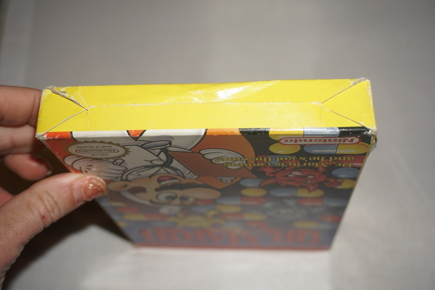 Dr Mario (Nintendo NES) Complete in Box CIB Near Mint #4