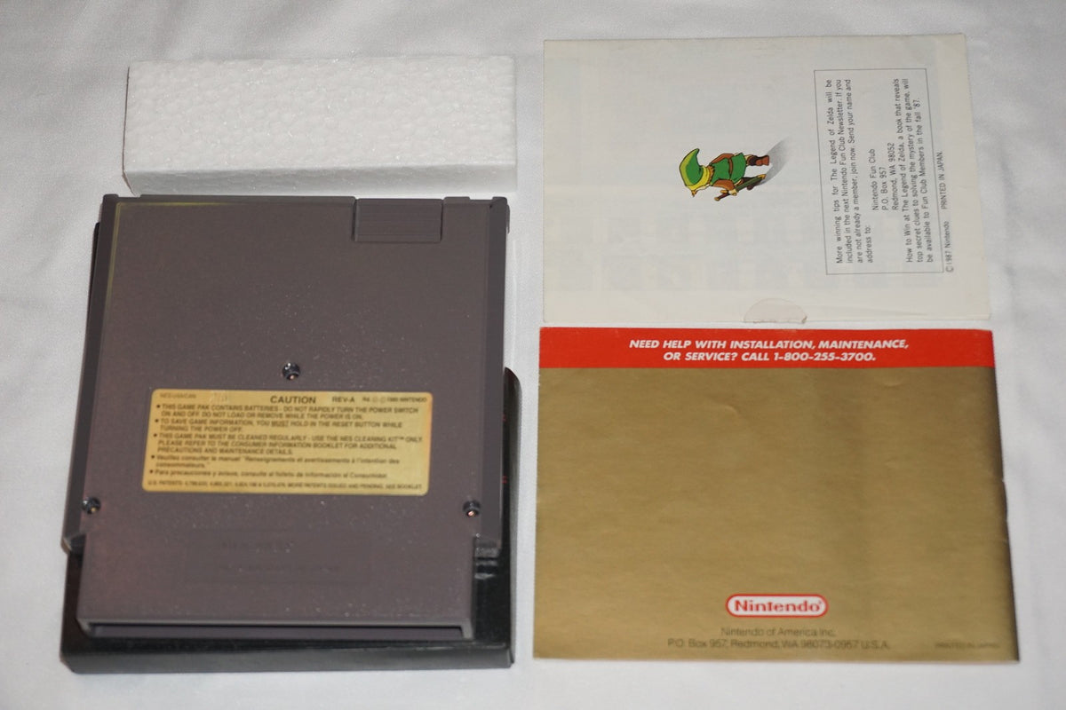 Legend of Zelda Classic Series (Nintendo NES) Complete in Box w/ Tips CIB
