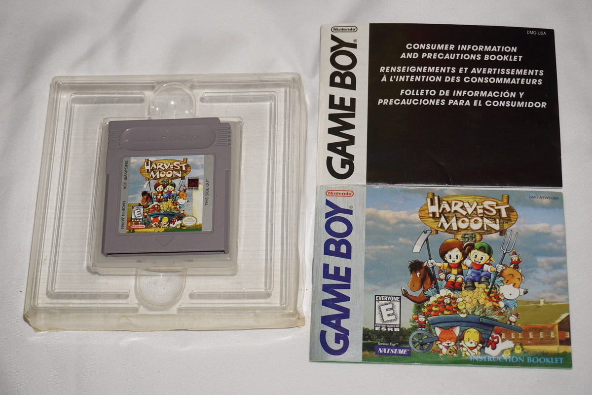 Harvest Moon (Nintendo Game Boy Game Boy) Complete in Box CIB