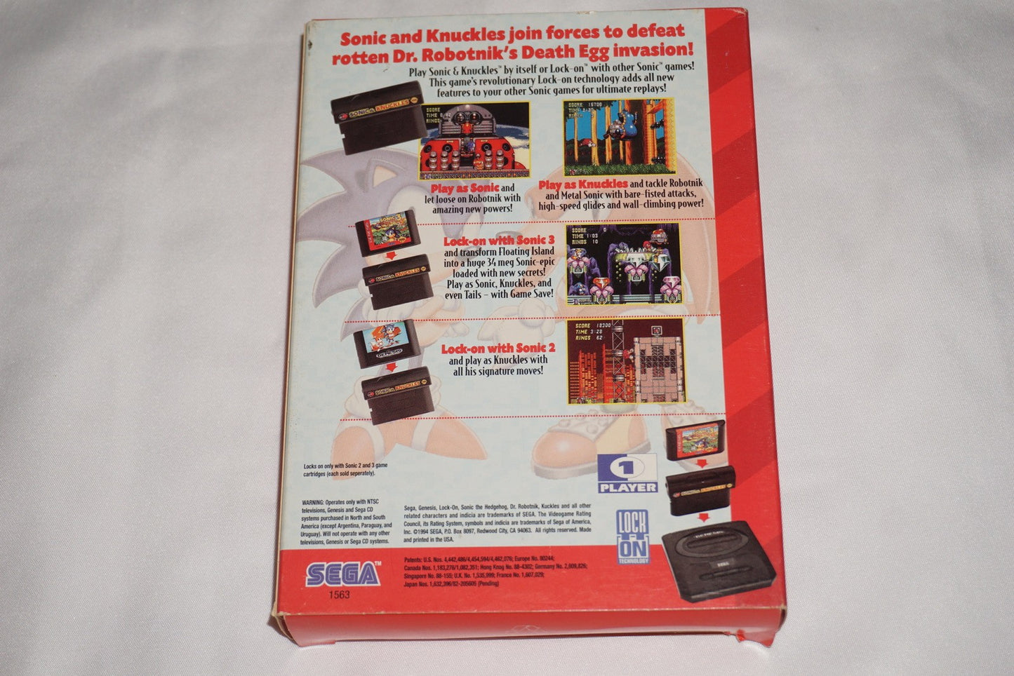 Sonic & Knuckles (Sega Genesis) Complete