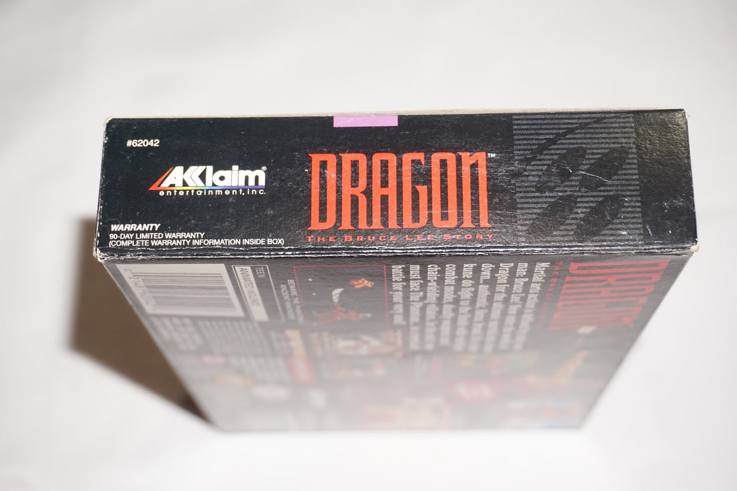 Dragon Bruce Lee Story (Super Nintendo SNES) Complete in Box CIB