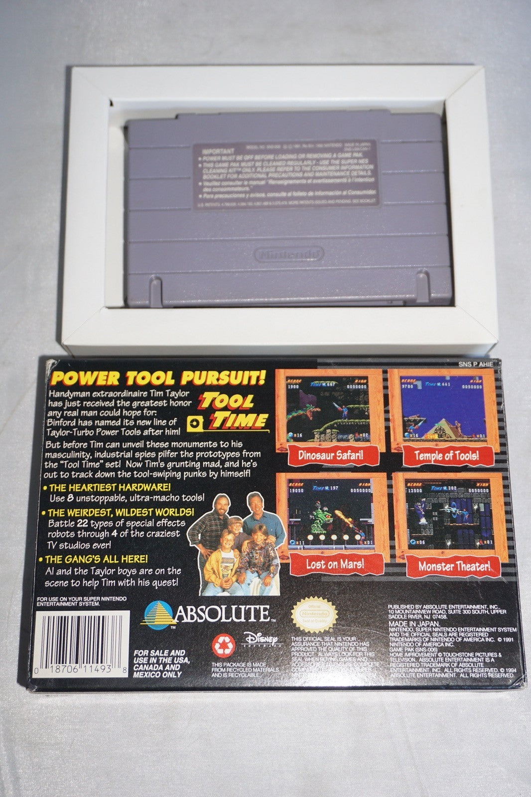 Home Improvement (Super Nintendo SNES) with Box No Manual