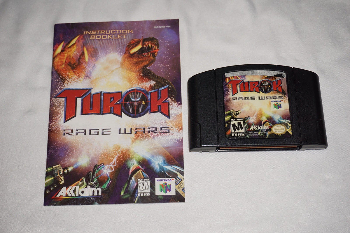 Turok Rage Wars (Nintendo 64 N64) Complete in Box CIB