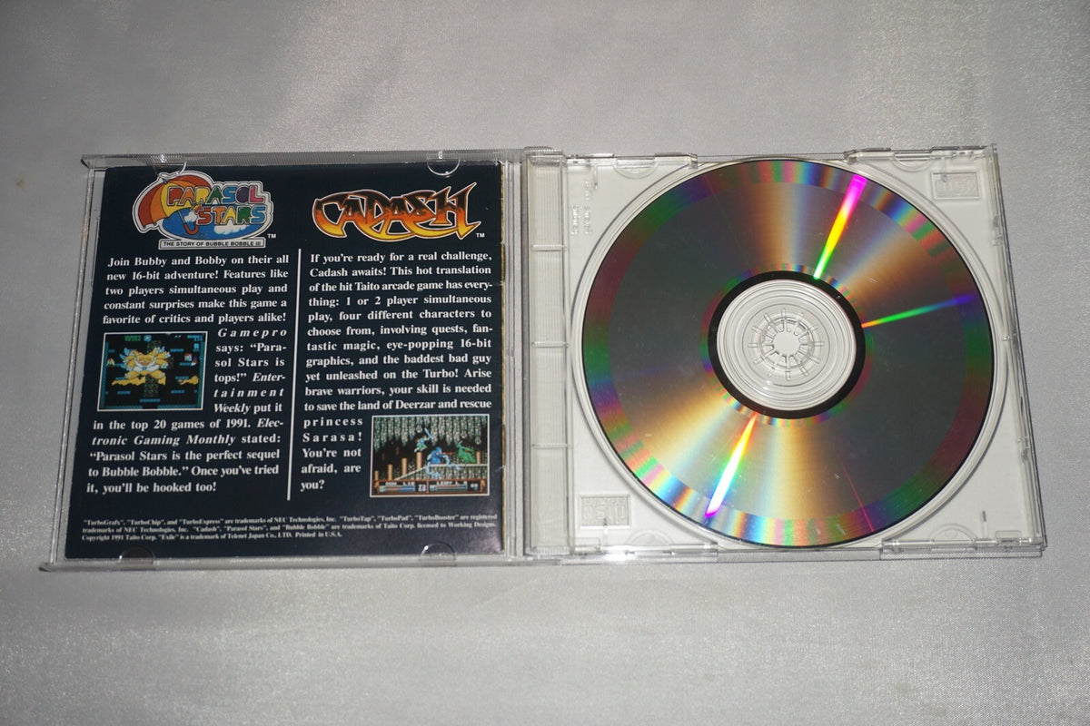 Exile (Turbo Grafx CD) Complete in Case Turbografx