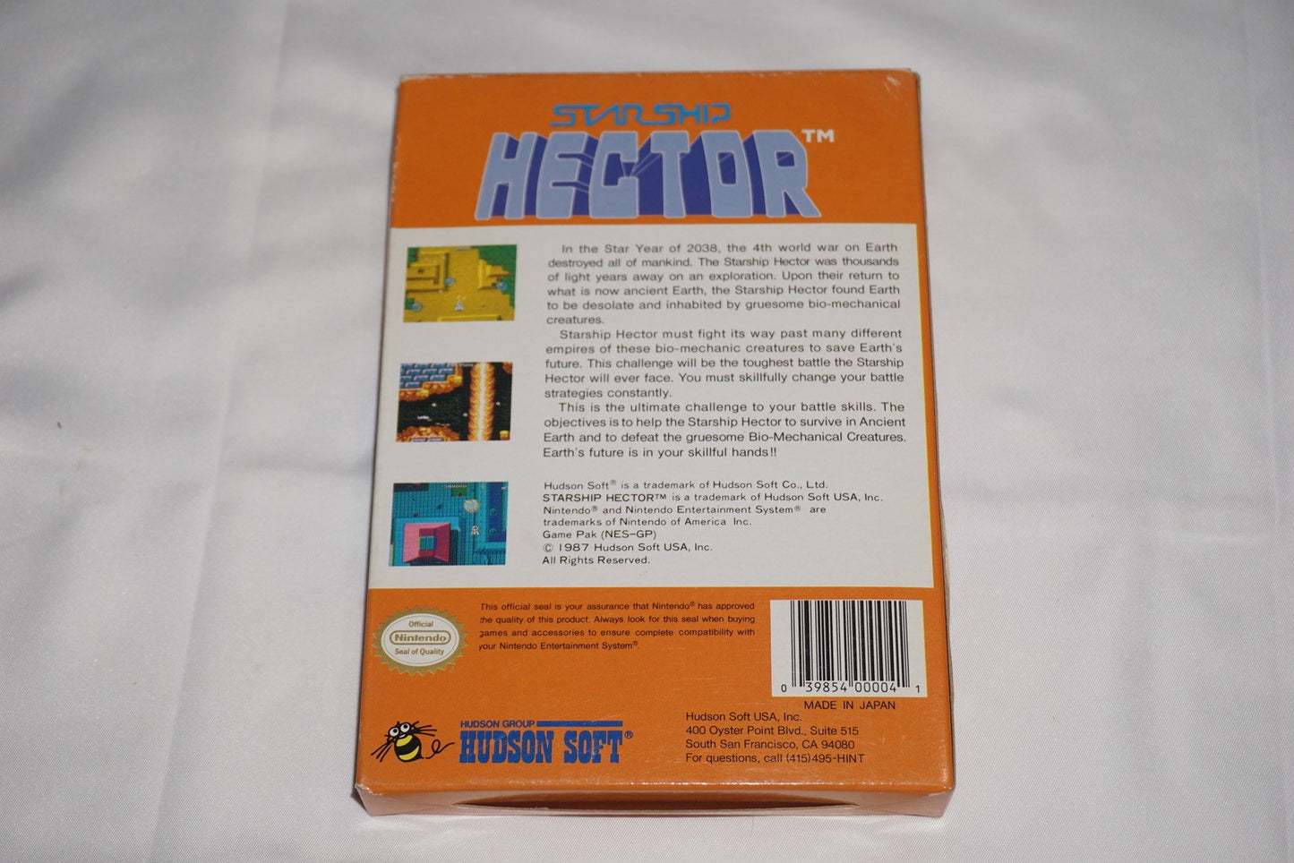 Starship Hector (Nintendo NES) Complete in Box CIB