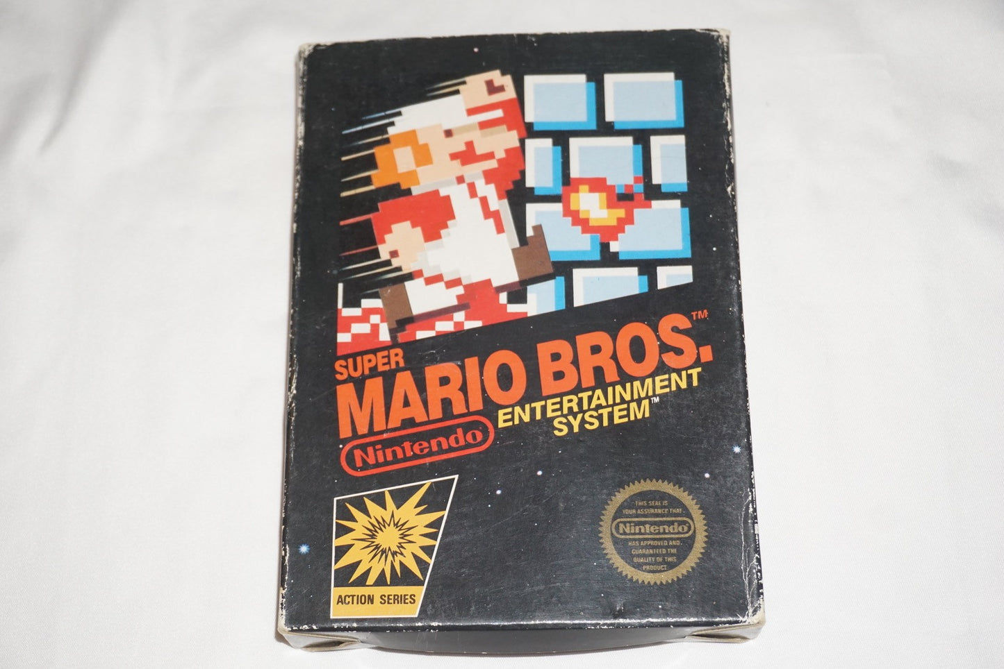 Super Mario Bros 5 Screw Hangtab (Nintendo NES) Complete in Box CIB