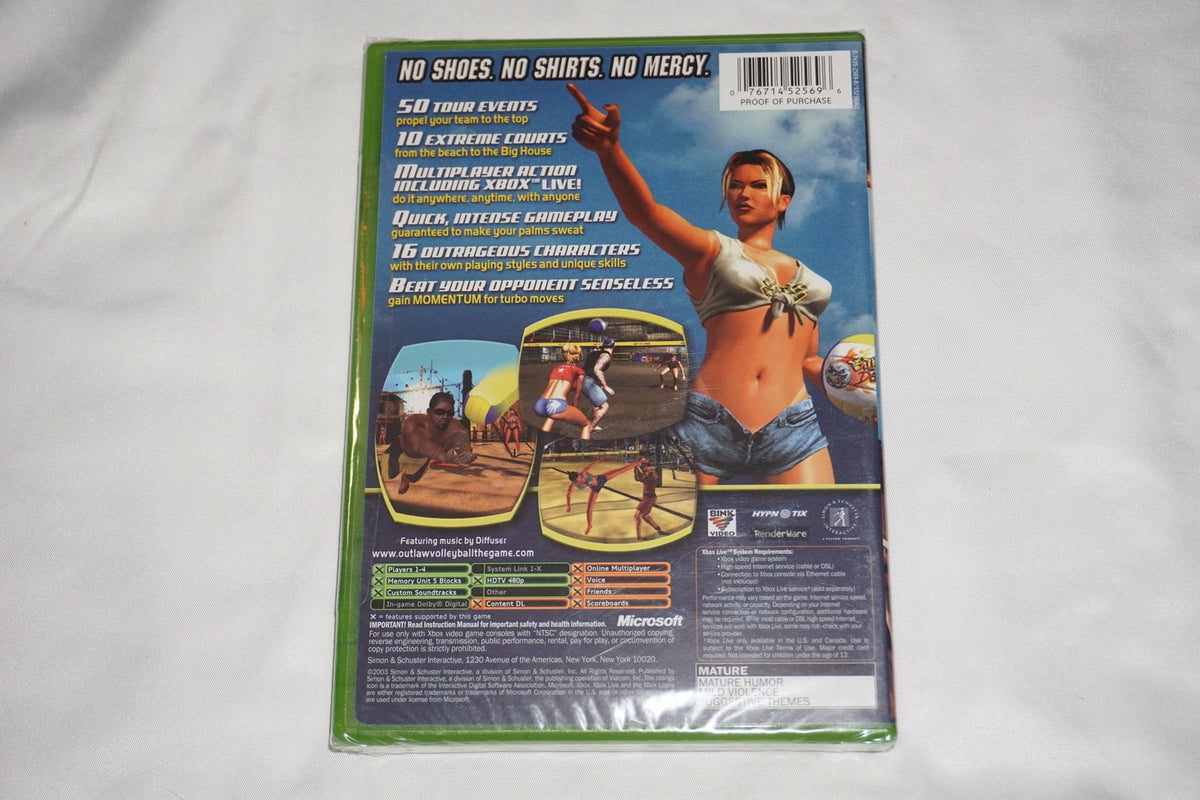 Outlaw Volleyball (Microsoft Xbox) NEW Sealed