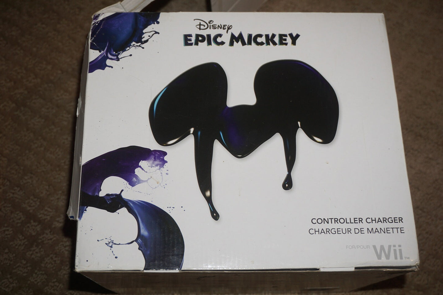 Epic Mickey Controller Charger (Nintendo Wii) NEW Toys R Us TRU