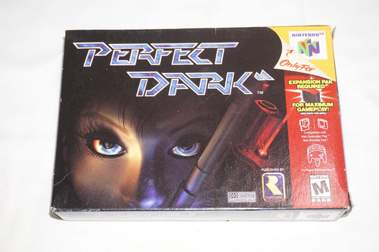 Perfect Dark (Nintendo 64 N64) Complete in Box CIB