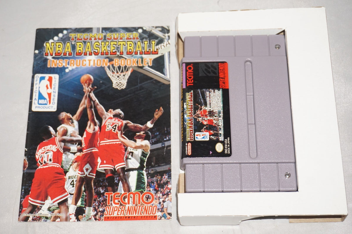 Tecmo Nba Basketball (Super Nintendo SNES) Complete in Box CIB