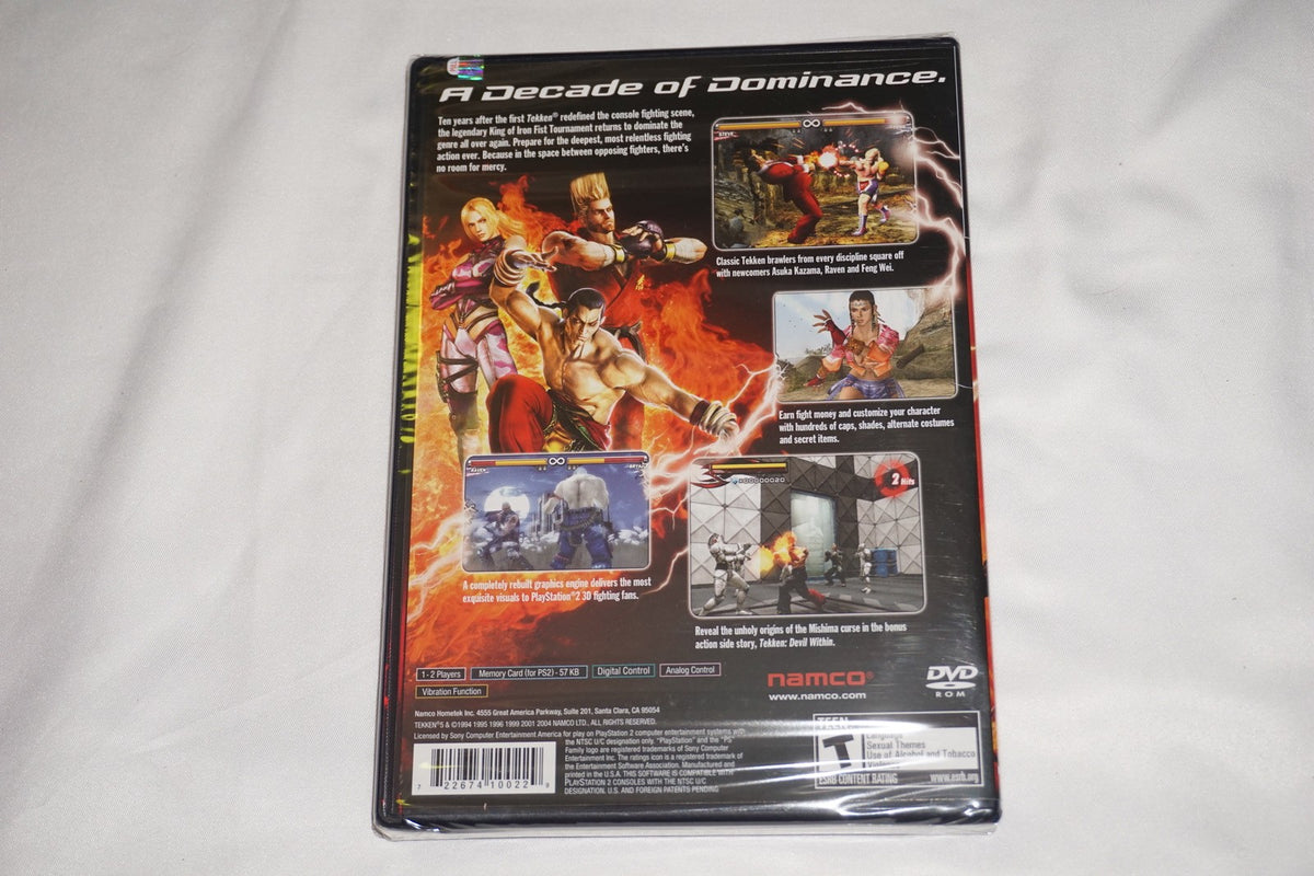 Tekken 5 (Sony Playstation 2 ps2) NEW Sealed