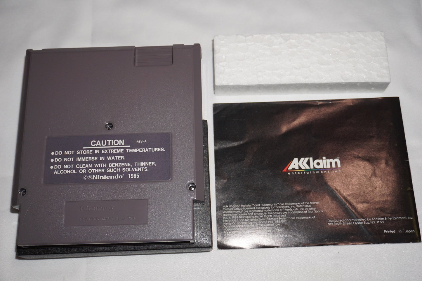 Wrestlemania WWF WWE (Nintendo NES) Complete in Box CIB