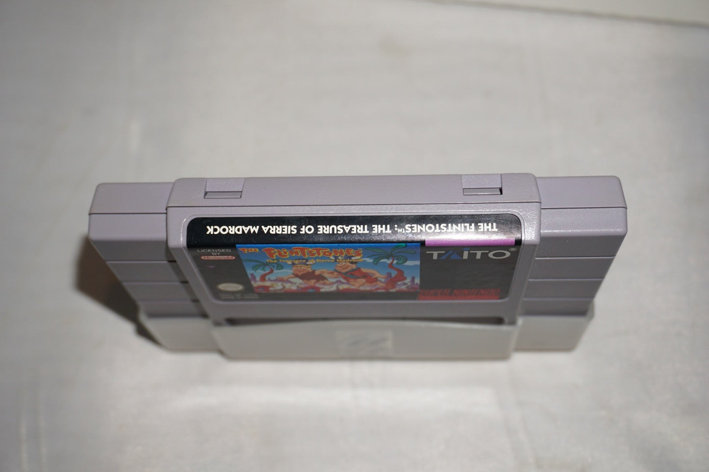 Flintstones Treasure of the Sierra Madrock (Super Nintendo SNES) with Box